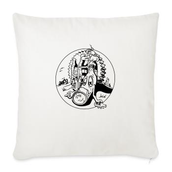 Lay Down - Sofakissenbezug 45 x 45 cm - Naturweiß  - Vorne