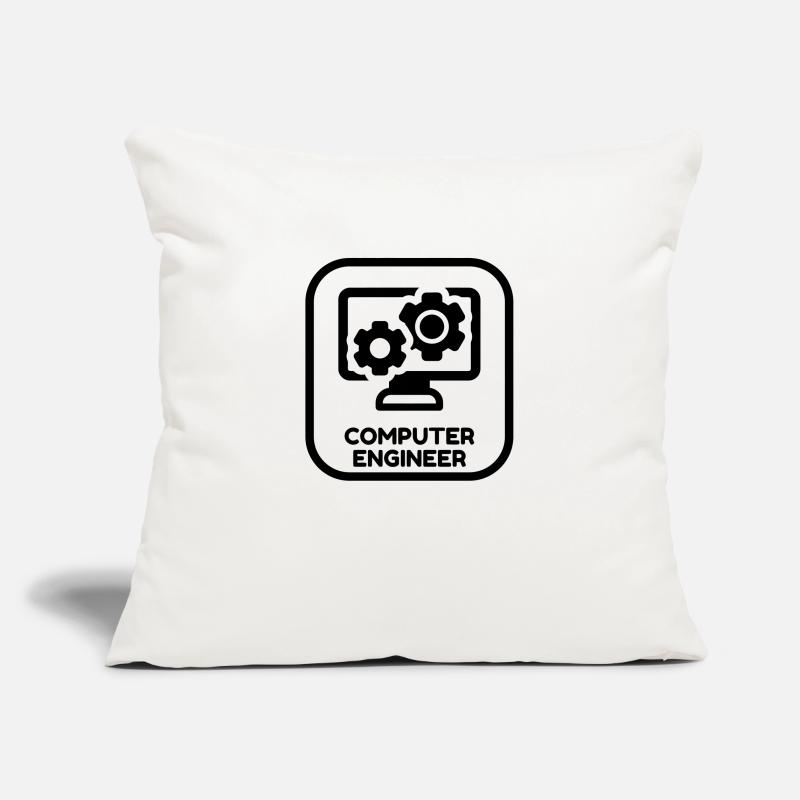 Computer Engineer Informatiker Informaticien Sofa pillowcase 17,3'' x 17,3'' (45 x 45 cm)