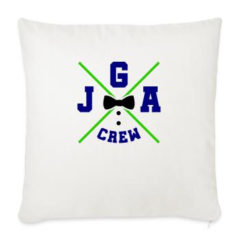 Équipe de l’enterrement de vie de garçon - Housse de coussin décorative 45 x 45 cm - blanc nature - Devant