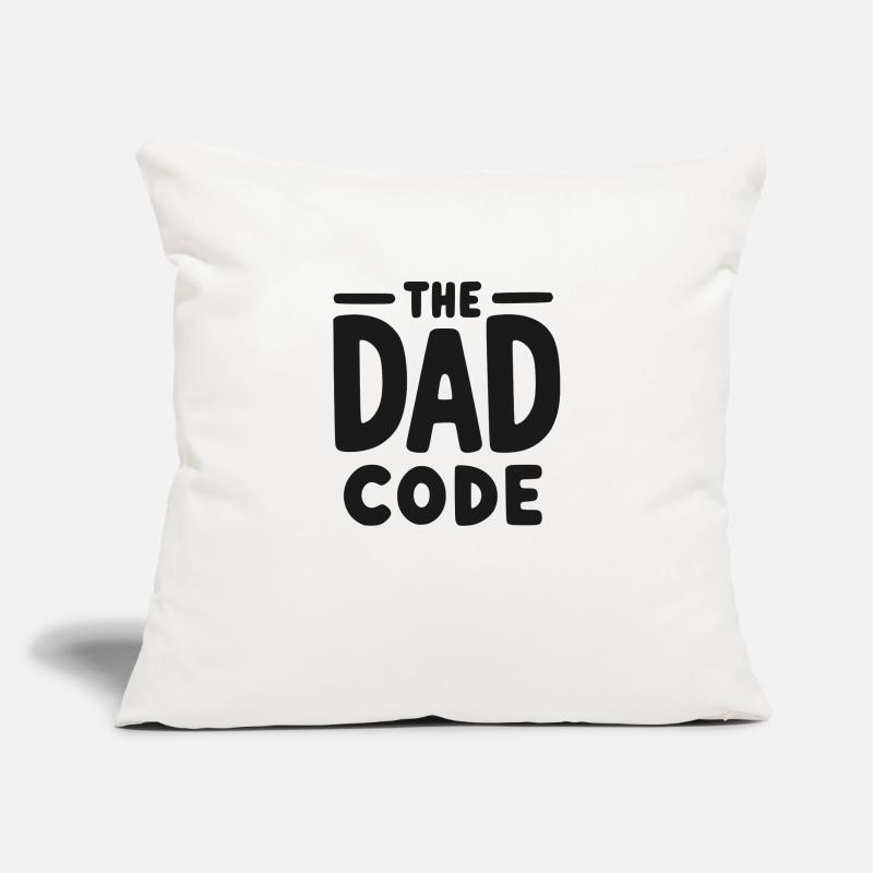 The Dad Code Sofa pillowcase 17,3'' x 17,3'' (45 x 45 cm)