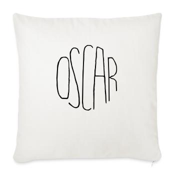 Oscar - Sofa pillowcase 17,3'' x 17,3'' (45 x 45 cm) - natural white - Front