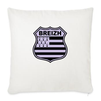 breizh Bretagne - Sofakissenbezug 45 x 45 cm - Naturweiß  - Vorne