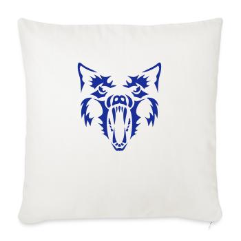 wolf werewolf werewolf 3 - Sofa pillowcase 17,3'' x 17,3'' (45 x 45 cm) - natural white - Front