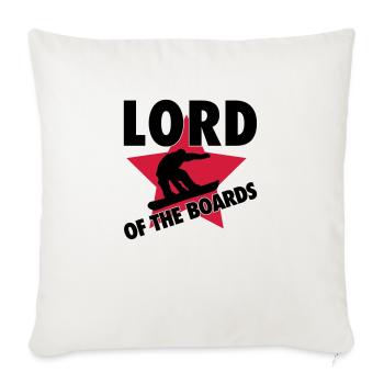 Lord of the boards - Sofakissenbezug 45 x 45 cm - Naturweiß  - Vorne