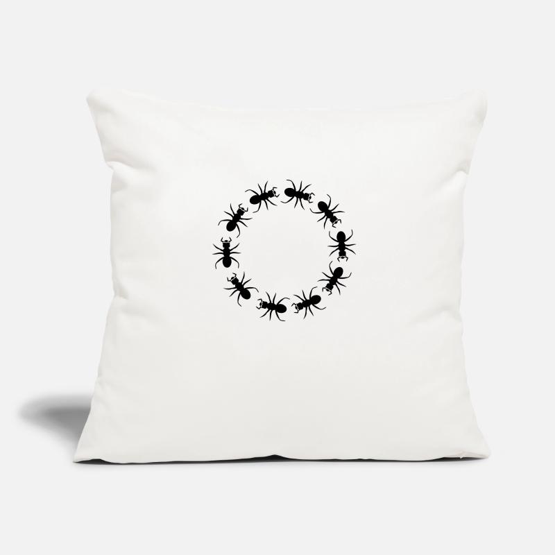 District d'insecte fourmi Housse de coussin décorative 45 x 45 cm