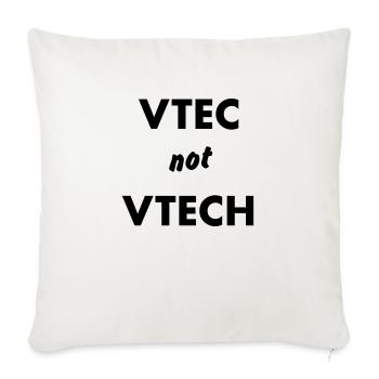 JDM VTEC not VTECH | T-shirts JDM - Sofa pillowcase 17,3'' x 17,3'' (45 x 45 cm) - natural white - Front