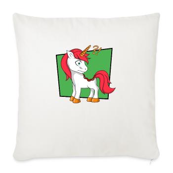unicorn - Sofa pillowcase 17,3'' x 17,3'' (45 x 45 cm) - natural white - Front