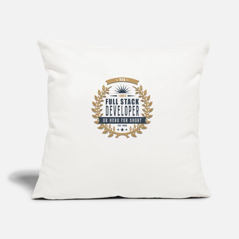 Full Stack Developer dark Sofa pillowcase 17,3'' x 17,3'' (45 x 45 cm)