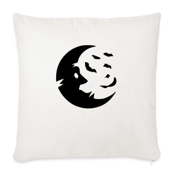 Moon - Sofa pillowcase 17,3'' x 17,3'' (45 x 45 cm) - natural white - Front