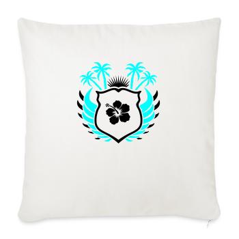 Paradise Symbol01 - Sofa pillowcase 17,3'' x 17,3'' (45 x 45 cm) - natural white - Front