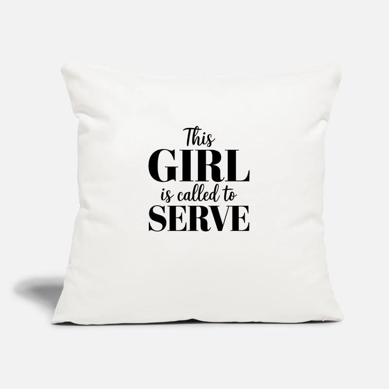 Strength through vocation Sofa pillowcase 17,3'' x 17,3'' (45 x 45 cm)