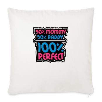 100 Procent Perfect - Housse de coussin décorative 45 x 45 cm - blanc nature - Devant