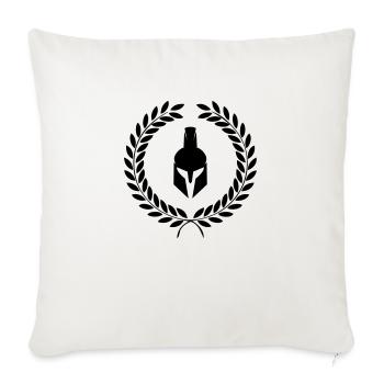 spartaner - Sofakissenbezug 45 x 45 cm - Naturweiß  - Vorne
