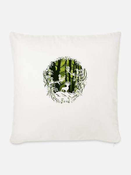 Forest spirits - Sofakissenbezug 45 x 45 cm - Naturweiß 