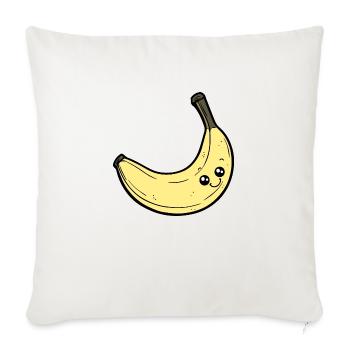 Bananarama - Sofakissenbezug 45 x 45 cm - Naturweiß  - Vorne