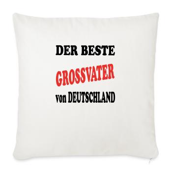 Der beste GROSSVATER - Sofa pillowcase 17,3'' x 17,3'' (45 x 45 cm) - natural white - Front