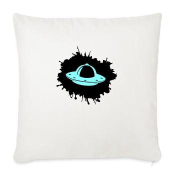 Ufo blobs - Sofa pillowcase 17,3'' x 17,3'' (45 x 45 cm) - natural white - Front