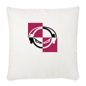 headphones - Sofakissenbezug 45 x 45 cm - Naturweiß  - Vorne