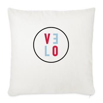 velo 4 color - Sofa pillowcase 17,3'' x 17,3'' (45 x 45 cm) - natural white - Front