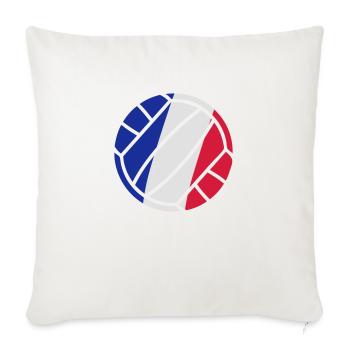 volleyball - Sofa pillowcase 17,3'' x 17,3'' (45 x 45 cm) - natural white - Front