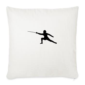 Fencer - Sofa pillowcase 17,3'' x 17,3'' (45 x 45 cm) - natural white - Front