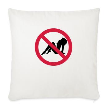 Boys Night out - Sofa pillowcase 17,3'' x 17,3'' (45 x 45 cm) - natural white - Front