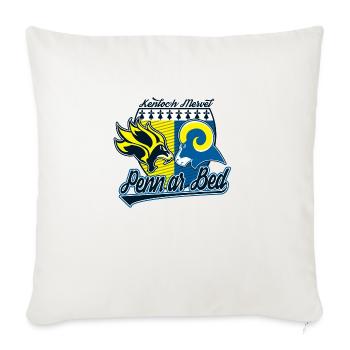 Penn Ar Bed - Housse de coussin décorative 45 x 45 cm - blanc nature - Devant