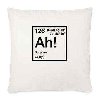 The Element of Surprise - Sofa pillowcase 17,3'' x 17,3'' (45 x 45 cm) - natural white - Front