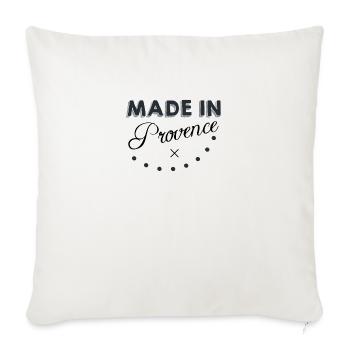 Made in Provence - Housse de coussin décorative 45 x 45 cm - blanc nature - Devant