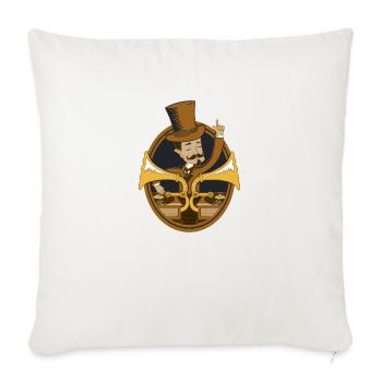 Retro dj vintage - Sofa pillowcase 17,3'' x 17,3'' (45 x 45 cm) - natural white - Front