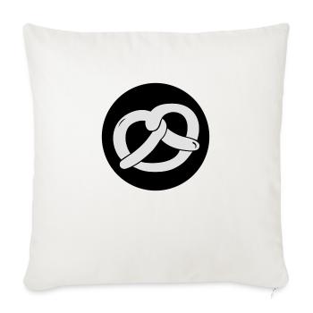 Pretzel - Housse de coussin décorative 45 x 45 cm - blanc nature - Devant