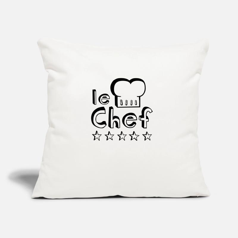 Le Chef Vater, Ehemann oder man Meister der Grill, Sofakissenbezug 45 x 45 cm