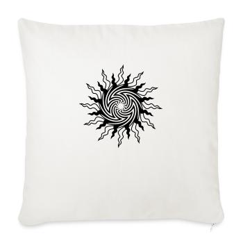 psychedelic_sun_2012 - Housse de coussin décorative 45 x 45 cm - blanc nature - Devant