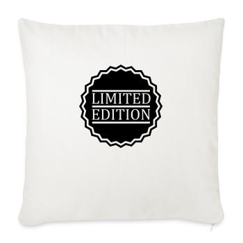 limited edition - Sofa pillowcase 17,3'' x 17,3'' (45 x 45 cm) - natural white - Front