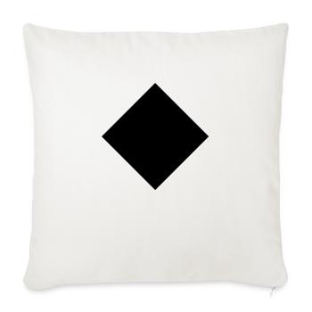 Diamond - Sofa pillowcase 17,3'' x 17,3'' (45 x 45 cm) - natural white - Front