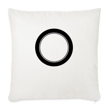 Logo / / Anniversary Emblem / / team / / Club - Sofa pillowcase 17,3'' x 17,3'' (45 x 45 cm) - natural white - Front