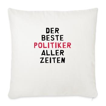 Politiker Politikerin Politik Bürgermeister Wahlen - Sofakissenbezug 45 x 45 cm - Naturweiß  - Vorne
