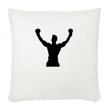 boxning winner design - Sofakissenbezug 45 x 45 cm - Naturweiß  - Vorne