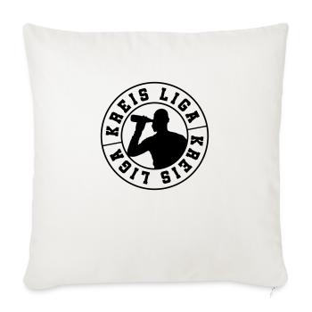 kreis liga drinking - Sofakissenbezug 45 x 45 cm - Naturweiß  - Vorne