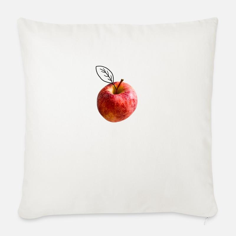 Apple leaf - Sofakissenbezug 45 x 45 cm - Naturweiß 