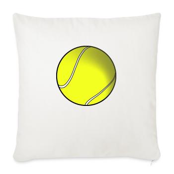 Tennis ball - Sofa pillowcase 17,3'' x 17,3'' (45 x 45 cm) - natural white - Front