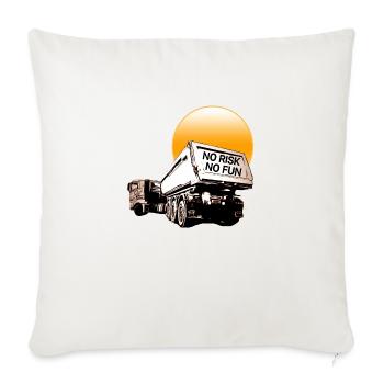 Truck - Sofakissenbezug 45 x 45 cm - Naturweiß  - Vorne