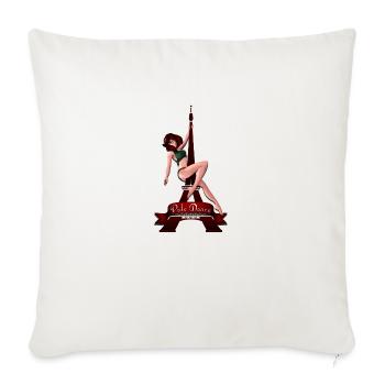Marianne Pole Dance - Housse de coussin décorative 45 x 45 cm - blanc nature - Devant