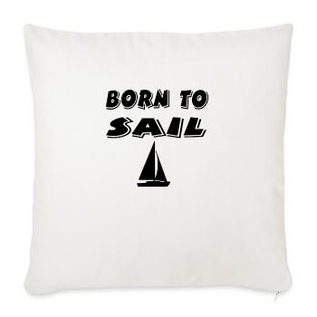 Sail - Sofa pillowcase 17,3'' x 17,3'' (45 x 45 cm) - natural white - Front