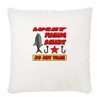 Angling - Sofa pillowcase 17,3'' x 17,3'' (45 x 45 cm) - natural white - Front