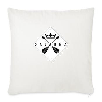 Dalécarlie - Housse de coussin décorative 45 x 45 cm - blanc nature - Devant