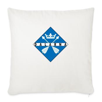 Dalécarlie - Housse de coussin décorative 45 x 45 cm - blanc nature - Devant