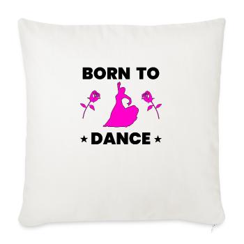 Dance - Sofa pillowcase 17,3'' x 17,3'' (45 x 45 cm) - natural white - Front