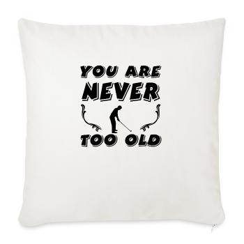 Golfe - Housse de coussin décorative 45 x 45 cm - blanc nature - Devant