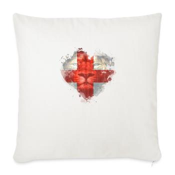 Angleterre Royaume-Uni Londres Anglais britannique Royaume-Uni - Housse de coussin décorative 45 x 45 cm - blanc nature - Devant